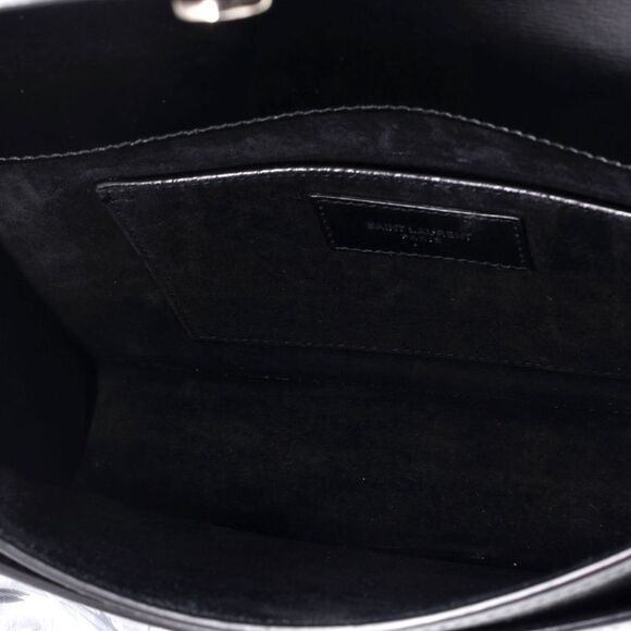 Saint Laurent Sunset Crossbody Bag Leather Large Black - Picture 5 of 6